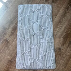 Brielle Home Pair King Quilted King Pillow Shams Very Good Condition Gray Natura